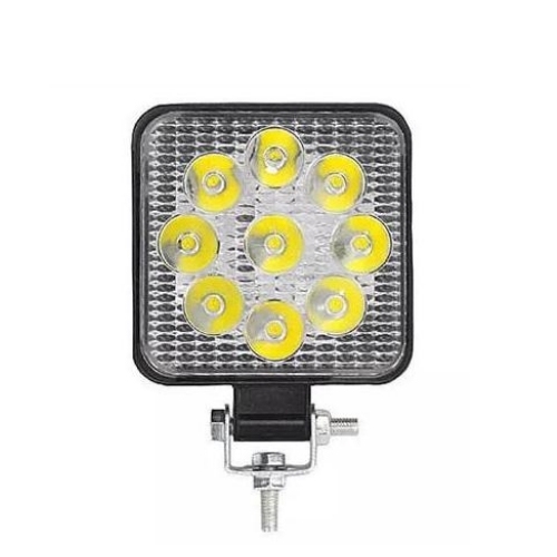 Mini 3Inch Square Led Work Light Bar 27W Work Lamp for Off-Road Suv Boat 4X4 Jeep ,Truck 12V-24V