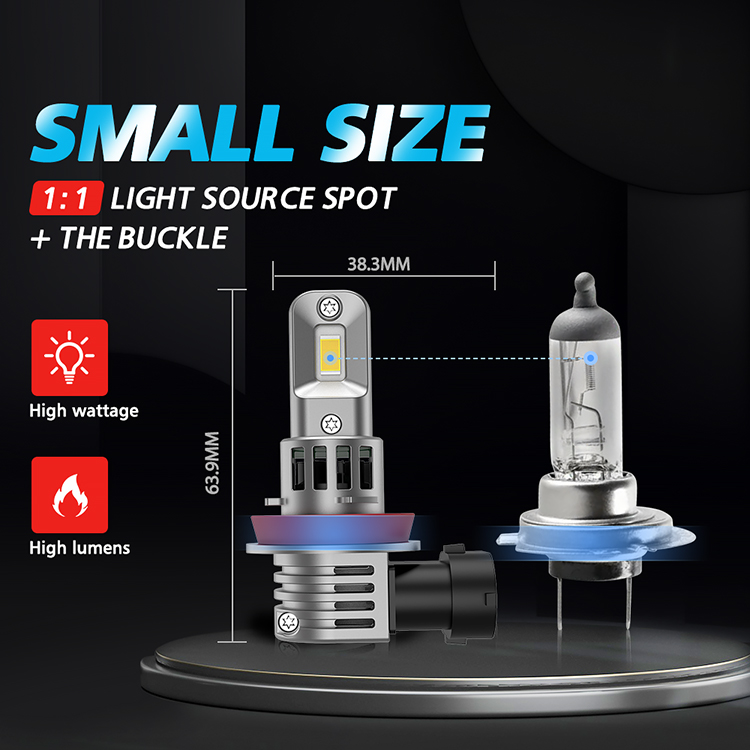 Auto-Parts Hb3/H7/9005 LED Bulb 9000lm 6500K Cool White Car Headlamp Plug and Play LED Headlight