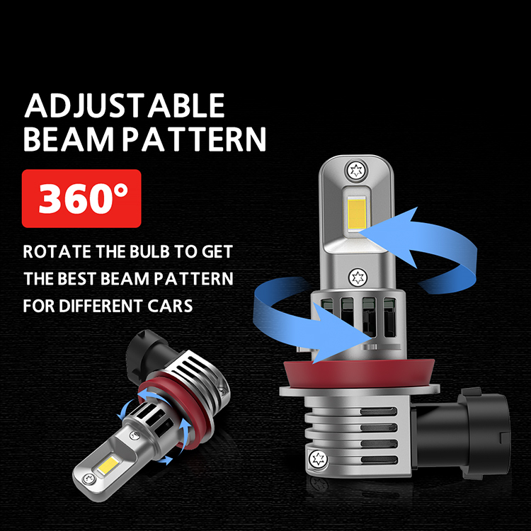 Auto-Parts Hb3/H7/9005 LED Bulb 9000lm 6500K Cool White Car Headlamp Plug and Play LED Headlight