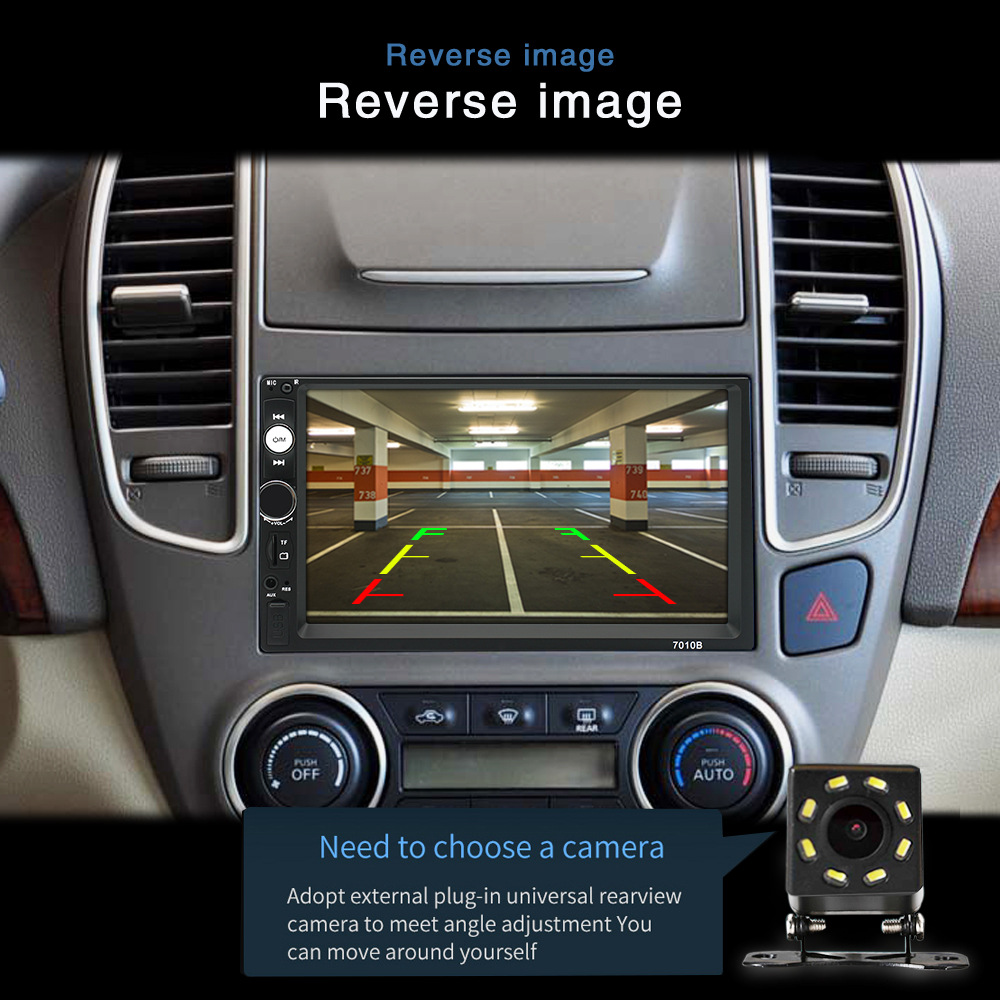 Factory New Product 7 Inch GPS Wince System Wireless Carplay Touch Car Radio Multimedia Video Player 1024*600