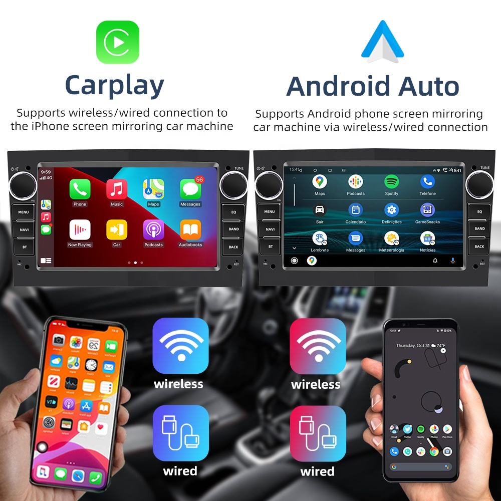 Opel 4core Car Radio Android12 Wireless Connection Bt Video USB GPS Used Car MP5 DVD Player Radio