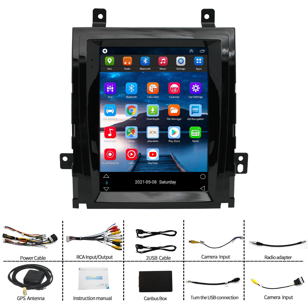 9 Inch Car DVD Nevigator Video GPS Navigation System WiFi Car Multimedia Car Android Player for Cadillac Escalade 2007-2012