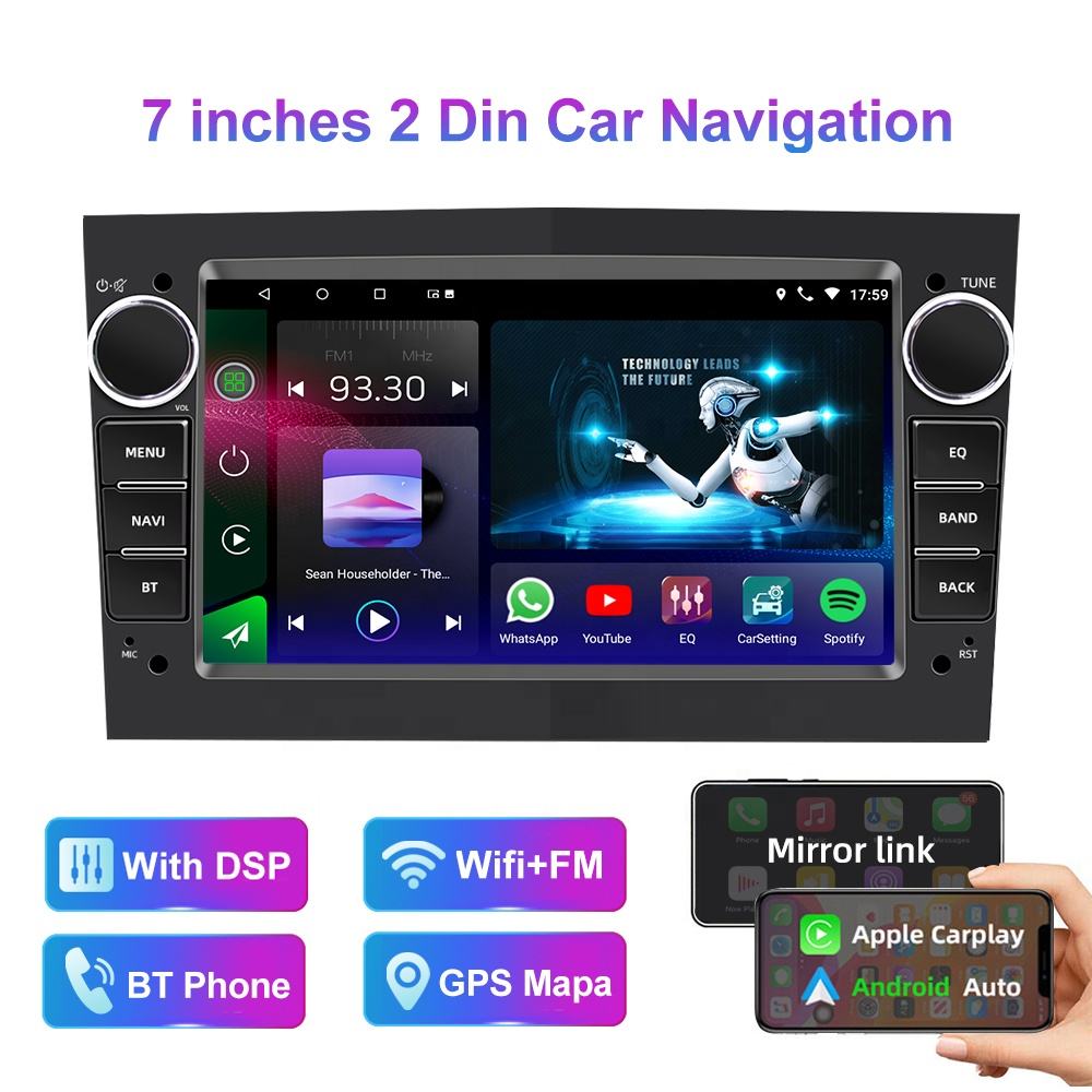 Opel 4core Car Radio Android12 Wireless Connection Bt Video USB GPS Used Car MP5 DVD Player Radio