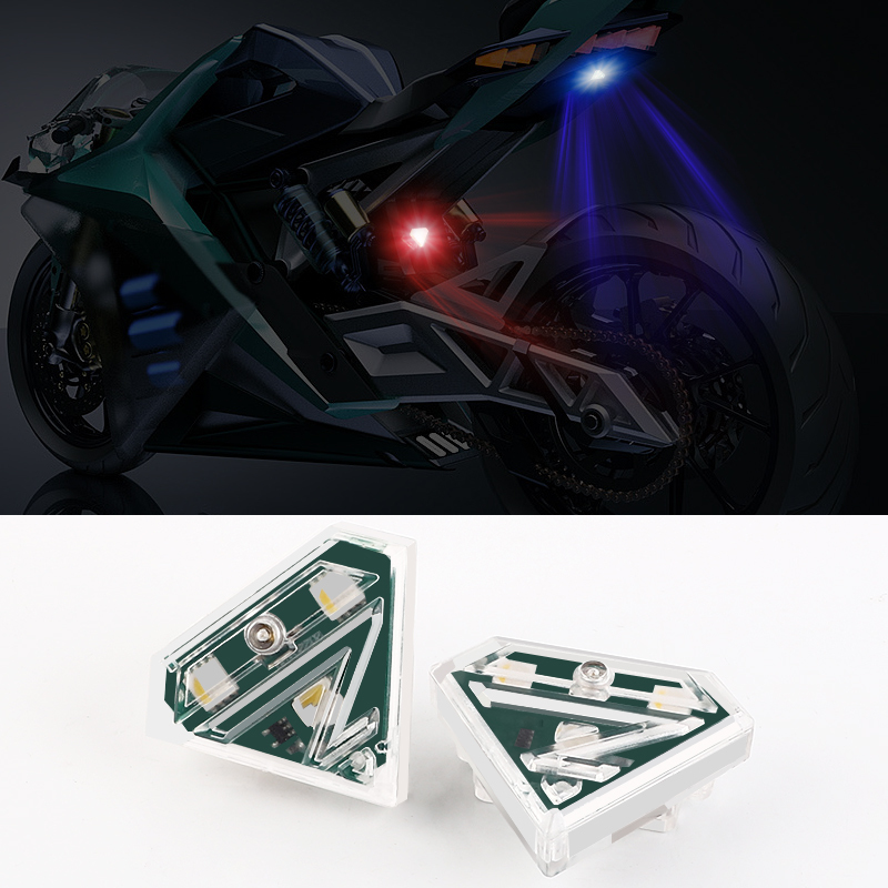 Car 3 Colors Aircraft Light Strobe Mini RGB Indicator USB Charging Motorcycle LED Warning Light