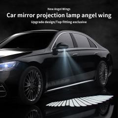 Car Door Lighting Decoration LED Logo Angel Wing Light Projector Light Ghost Shadow Welcome Lights