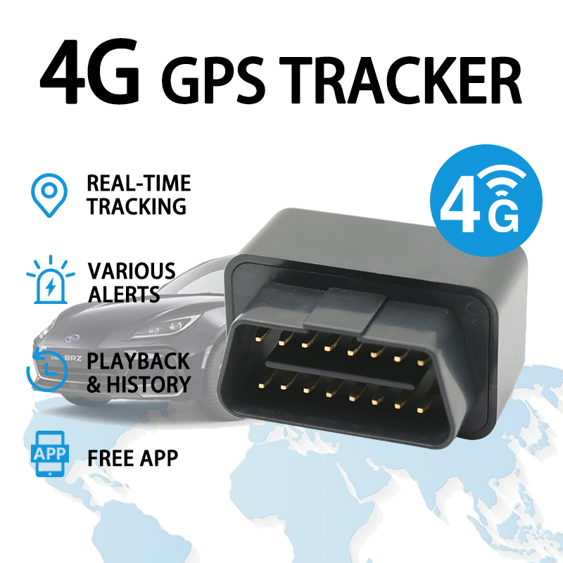4G WiFi Plug and Play OBD GPS Tracker Car Telematics Device