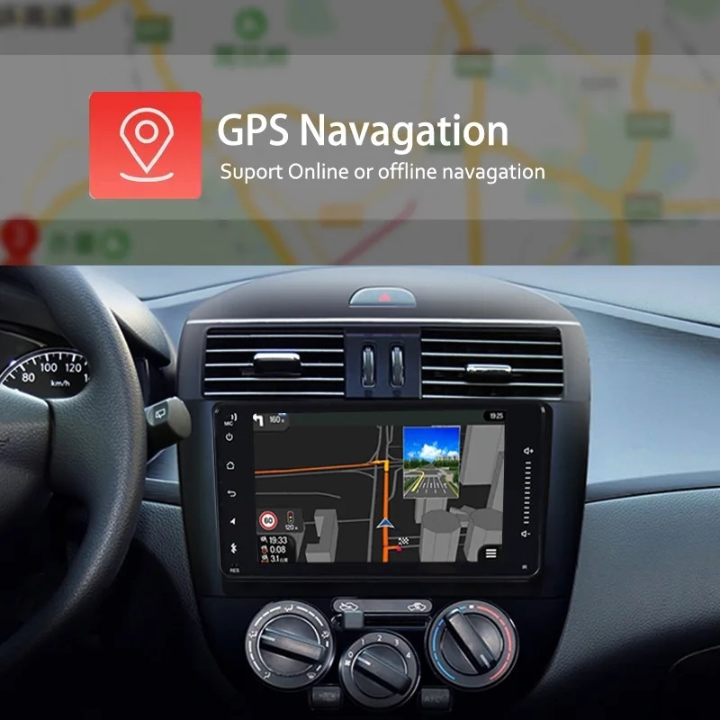 Toyota 2DIN Car Stereo DVD Android GPS Navigation Radio Touch Monitor 7inch Car Media Player