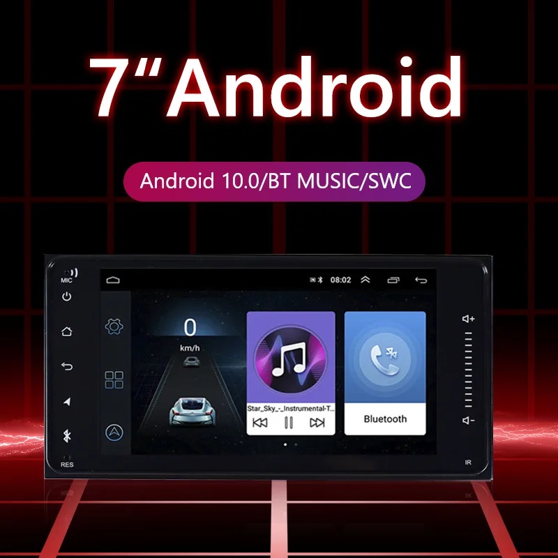 Toyota 2DIN Car Stereo DVD Android GPS Navigation Radio Touch Monitor 7inch Car Media Player