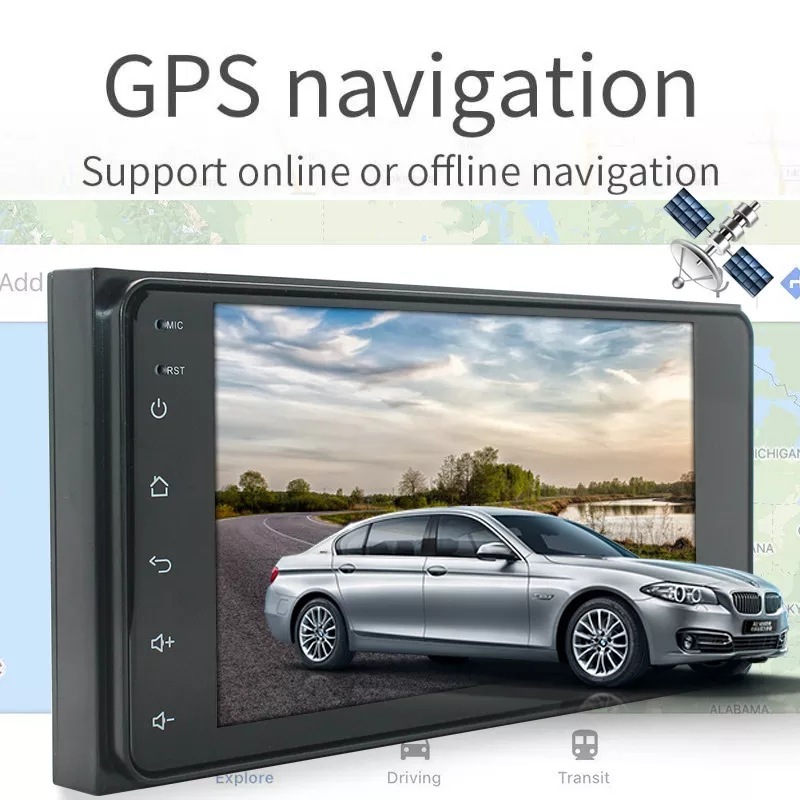 Corolla Car Stereo 7 Inch DVD Multimedia Player Mirror Link FM GPS WiFi Android Android Car Radio