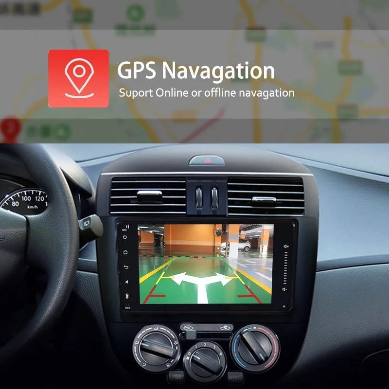 Toyota 2DIN Car Stereo DVD Android GPS Navigation Radio Touch Monitor 7inch Car Media Player