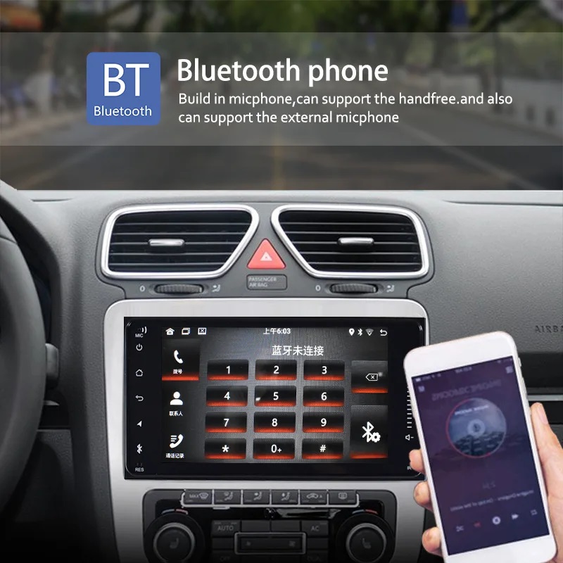 Toyota 2DIN Car Stereo DVD Android GPS Navigation Radio Touch Monitor 7inch Car Media Player
