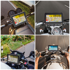 Motorcycle Wireless Carplay&Android Auto GPS Navigation Bluetooth WiFi USB Car Video Player