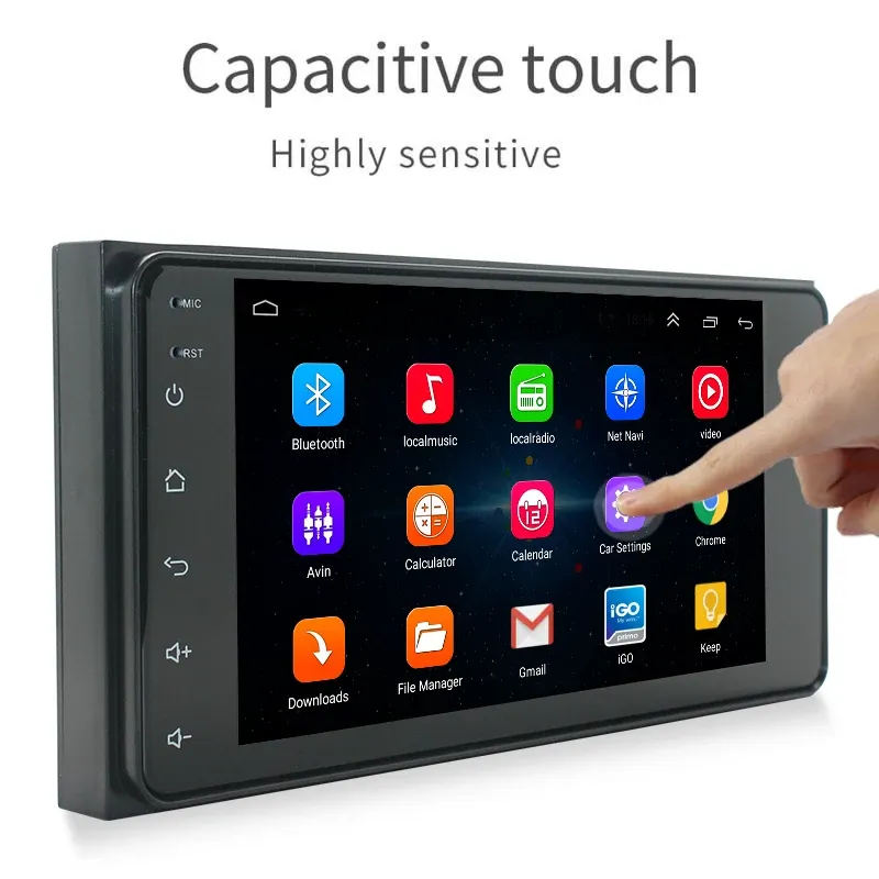 Corolla Car Stereo 7 Inch DVD Multimedia Player Mirror Link FM GPS WiFi Android Android Car Radio