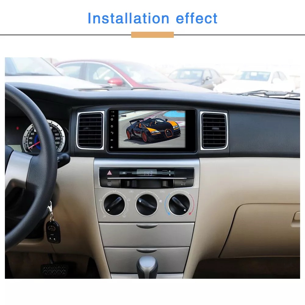 Corolla Car Stereo 7 Inch DVD Multimedia Player Mirror Link FM GPS WiFi Android Android Car Radio