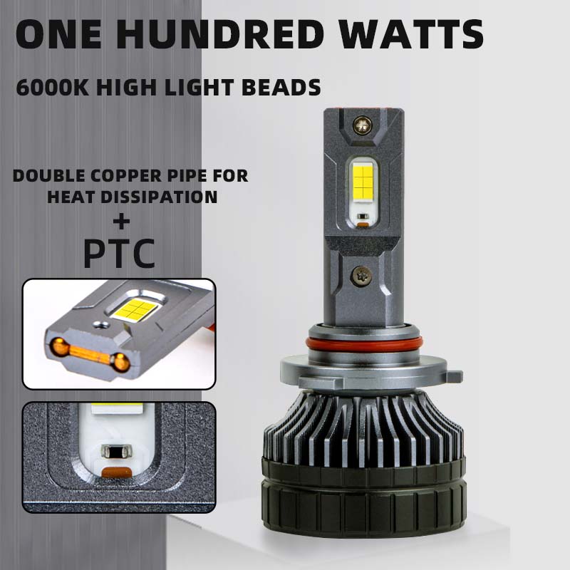 Car Accessories 3570 100W Lights for Auto H1 H4 H7 9005 Hb4 HID Car LED Headlight