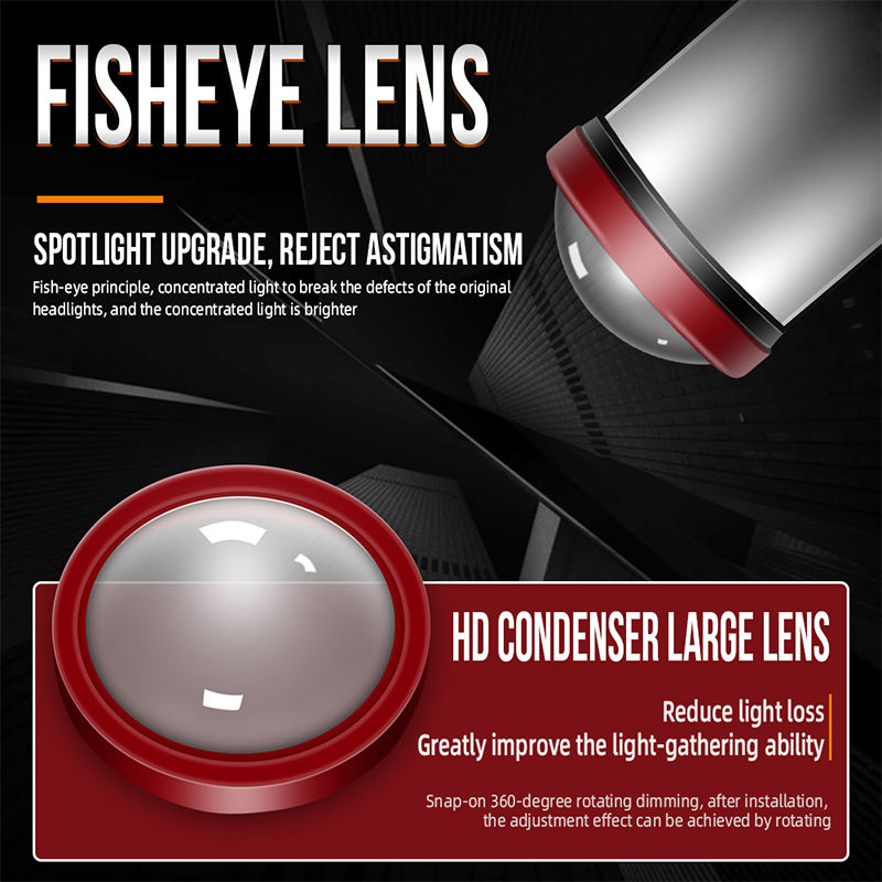 Hot Sale Products H4 H7 3570chip 10000lm 6000K Lens Bulb for Car LED Headlight