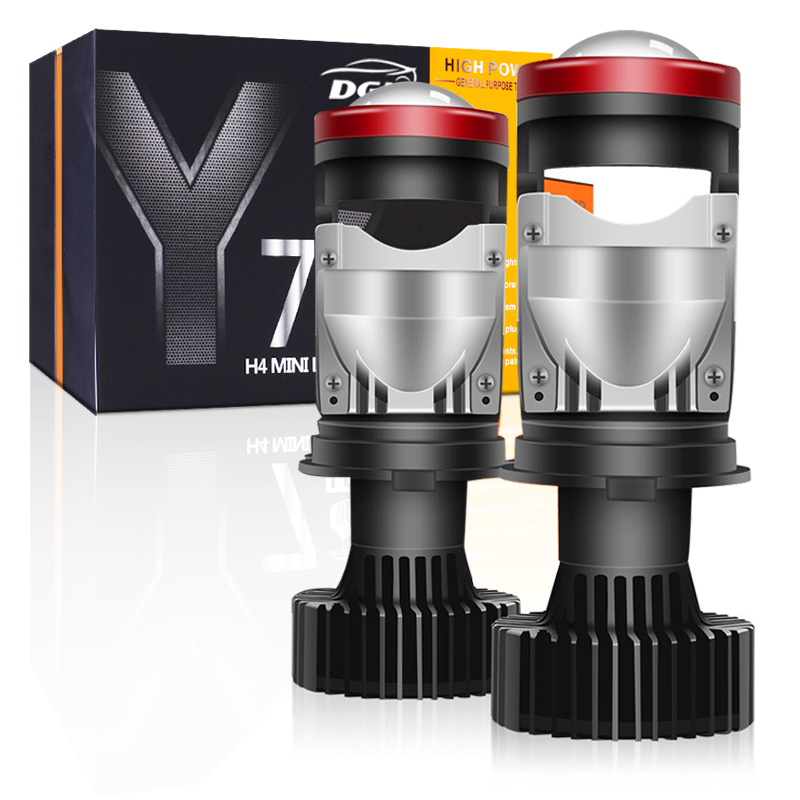 Hot Sale Products H4 H7 3570chip 10000lm 6000K Lens Bulb for Car LED Headlight