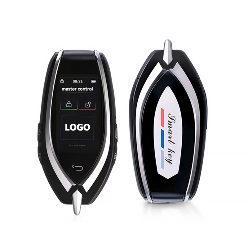 2024′hot Selling New Arrival Drop Shipping Smart Remote Control Screen Touch Sense Car LCD Smart Key for Start Stop Cars Alarm