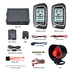 Car Accessories Pke Two Way Display Motorbike Security Locks Alarm