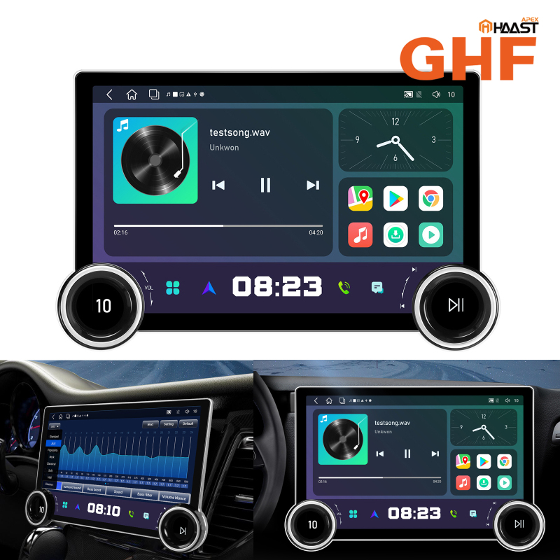 GHF 11.8" Android Car Radio Stereo 6+128g/4+64G 2K Qled 8 Core Carplay Android Auto GPS 4G WiFi DSP Hi-Res Multimedia Player Android Car Radio