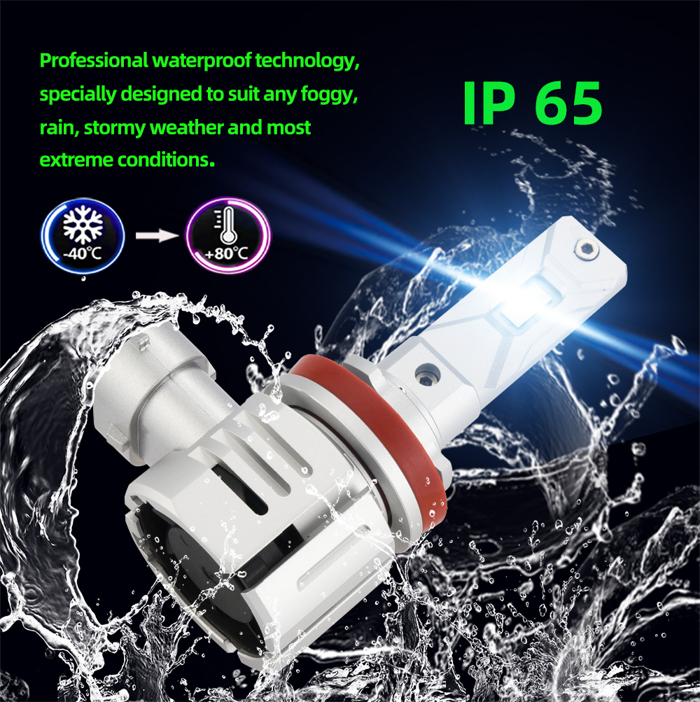 9005 HB3 LED Bulbs, Same OEM Size 8500LM 500% Brighter Plug and Play Fog Light Replacement 6000K Cool white,golden yellowe