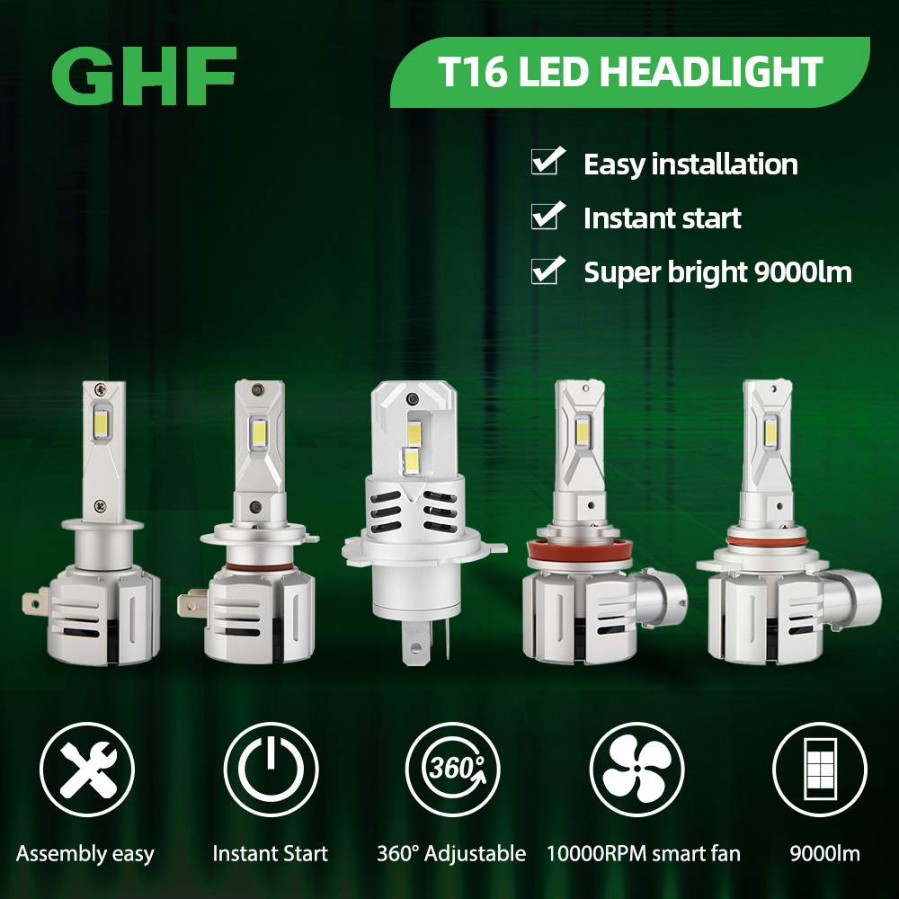 9005 HB3 LED Bulbs, Same OEM Size 8500LM 500% Brighter Plug and Play Fog Light Replacement 6000K Cool white,golden yellowe