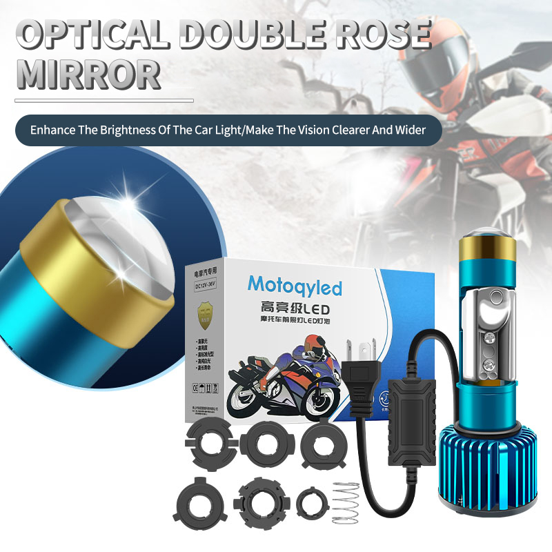 Motorcycle Auto Parts LED Bulbs High/Low Beam Lens Car Lighting 40W Csp 3570 Motorbike Headlight Reference FOB Price
