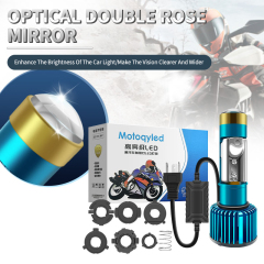 Motorcycle Auto Parts LED Bulbs High/Low Beam Lens Car Lighting 40W Csp 3570 Motorbike Headlight Reference FOB Price