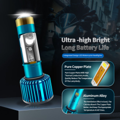 Motorcycle Auto Parts LED Bulbs High/Low Beam Lens Car Lighting 40W Csp 3570 Motorbike Headlight Reference FOB Price