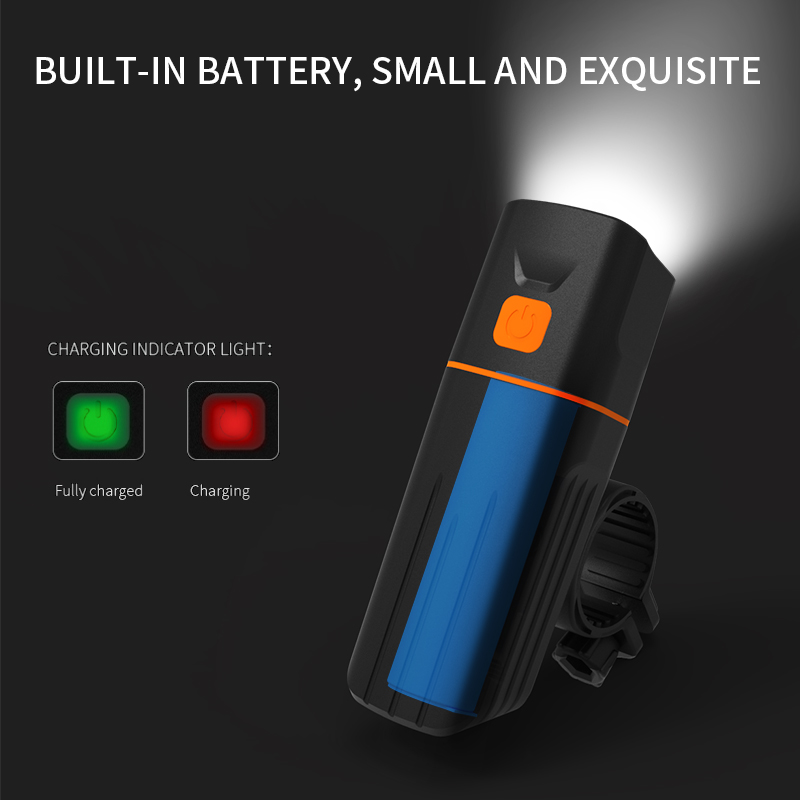 Bicycle Parts Safety Light USB Rechargeable LED Flashlight Waterproof Bike Indicator LED Headlamp
