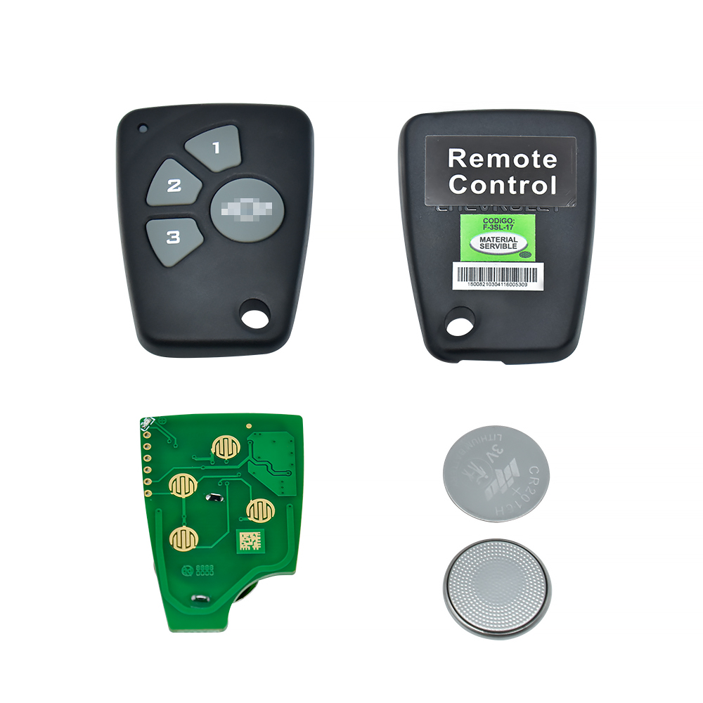 Colombian Market 433 MHz Remote Control Duplicator Original Chevrolet Control Car Key for Car Alarm