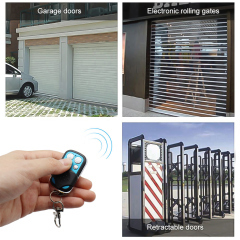 4 Buttons 433.92 MHz Garage Gate Door Window Opener Clone Cloning Code Car Duplicator Remote Controller 433MHz Remote Control