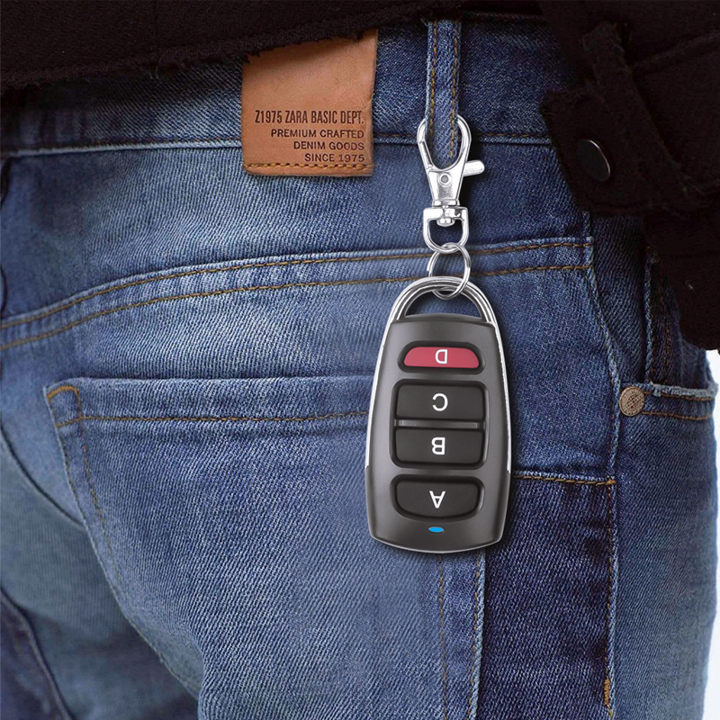 433MHz Universal Garage Door Opener Remote Control Clone Fixed Learning Code Garage Door Remotes