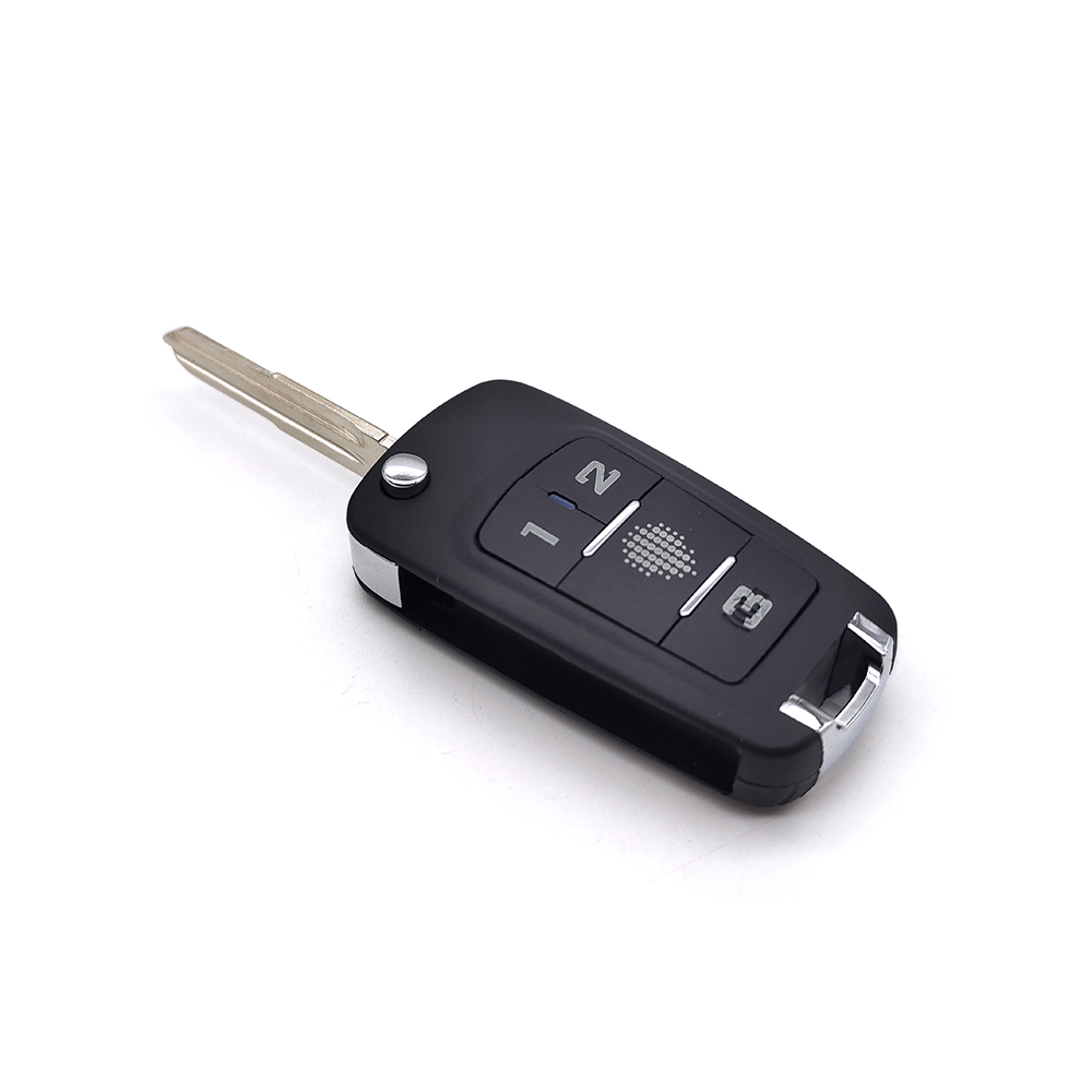 Car Parts Keys Remote Control 433/315 MHz 4 Button Flip Folding Car Remote for Chevy Remote Control