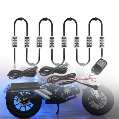 High Quality RGB 50W LED Wireless Remote Control Aurora Car Motorcycle Atmosphere Chassis Light Neon LED RGB Rock Light