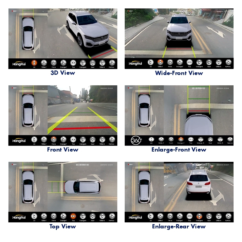 360 Degree Car Rear View Camera Car Rearview Monitor Mini Cameras Universal Car Safety Camera