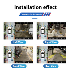 Universal Night Vision Waterproof Small Video Car Camera 360 Degree Fisheye Grass Lens HD CCD/Ahd Security Protection Reversing Camera