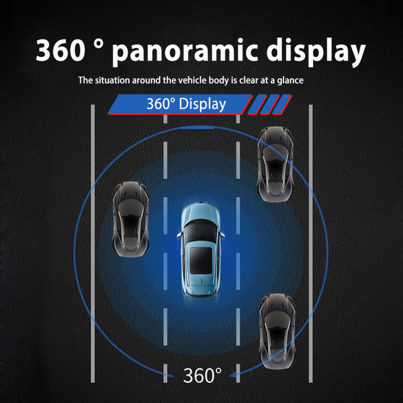 Universal Night Vision Waterproof Small Video Car Camera 360 Degree Fisheye Grass Lens HD CCD/Ahd Security Protection Reversing Camera