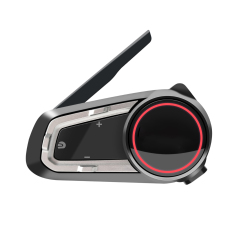 2024 New Design Dual Chip Bluetooth Intercom 10 Riders Conference Intercom at The Same Time Bluetooth Helmet Headset