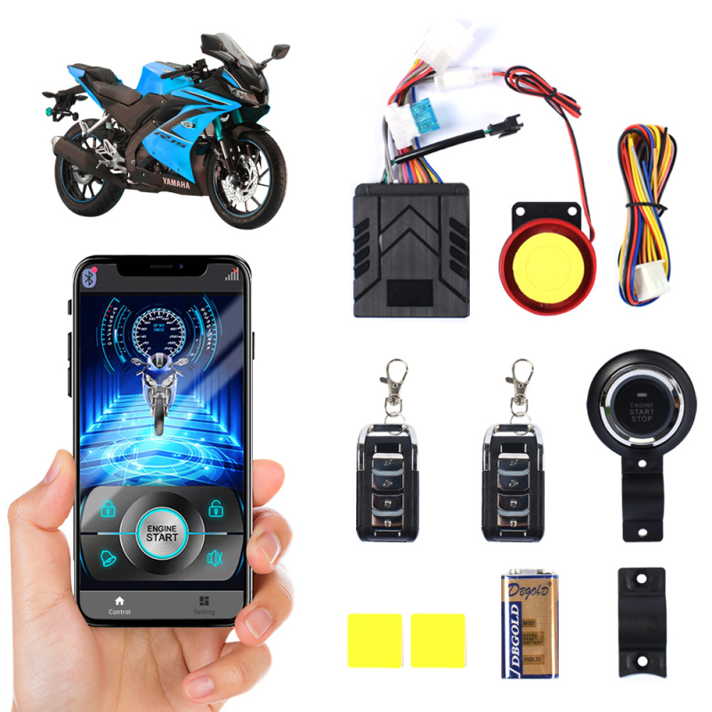 Wireless Pke Auto Electronics Smart Lock Remote Starter Motorcycle Alarm with Smrt Phone Central