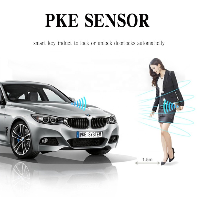Keyless Entry Car Security System Remote Start Kit with Phone APP