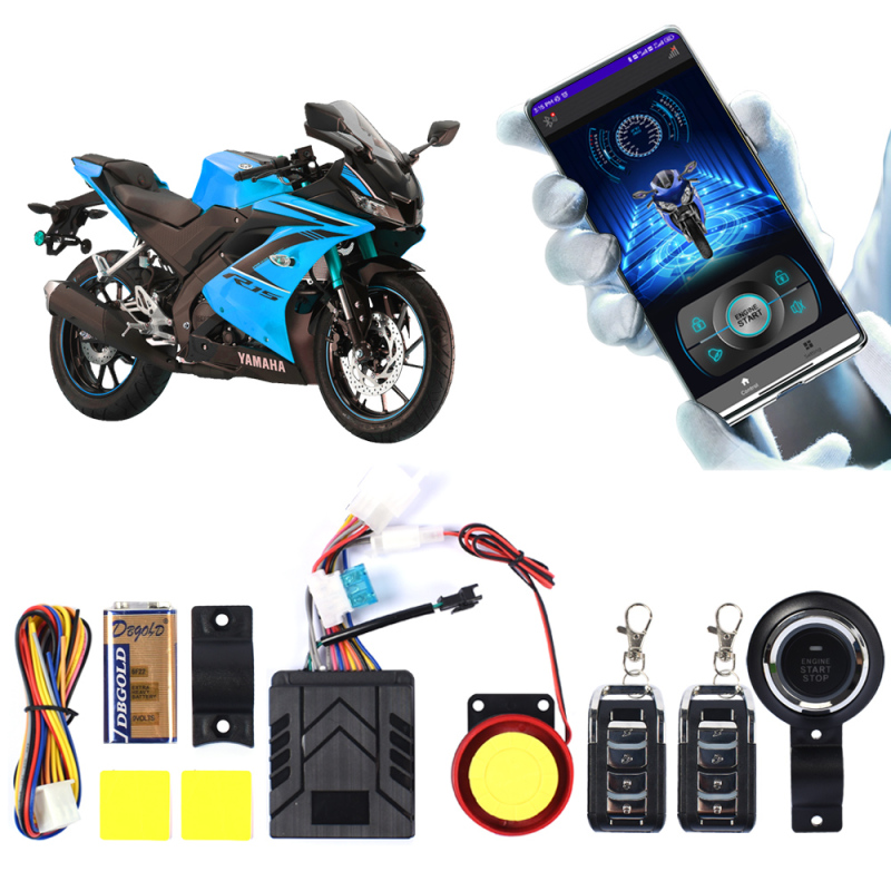 Wireless Pke Auto Electronics Smart Lock Remote Starter Motorcycle Alarm with Smrt Phone Central