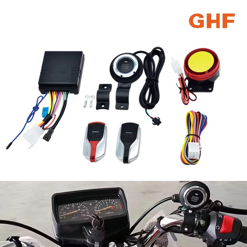 Engine Start Stop with Smart APP Lock Remote Controller Anti Theft Alarm Security Motorcycle Alarm