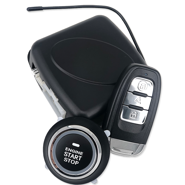 Intelligent Keyless Entry Remote Control Car Alarm System with Push Start