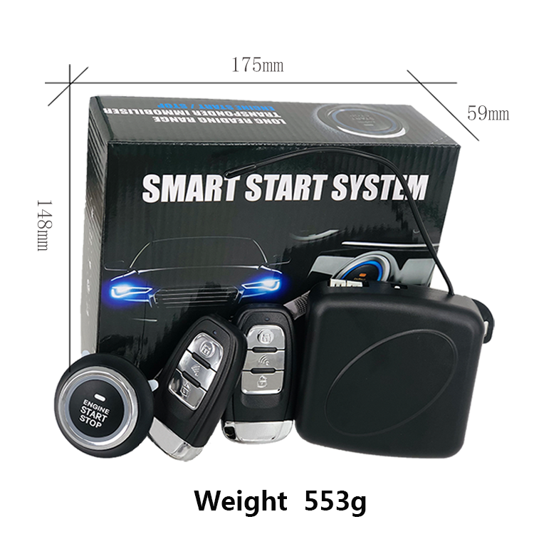 Intelligent Keyless Entry Remote Control Car Alarm System with Push Start