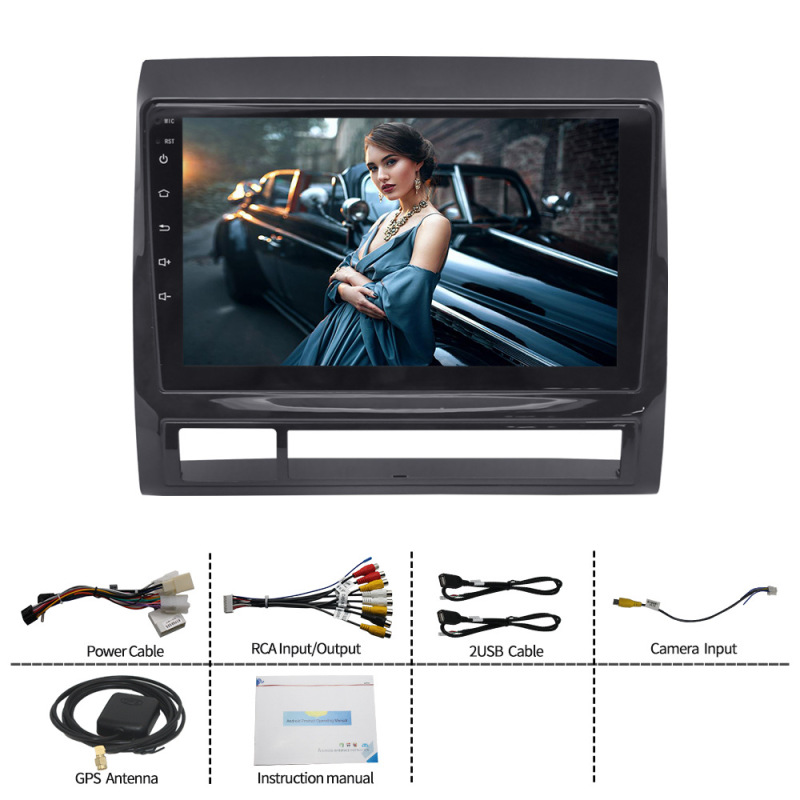 9" Android 10.1 Car Multimedia Player GPS WiFi Bluetooth Auto Radio Car Audio System for Toyota Tacoma 2005-2013