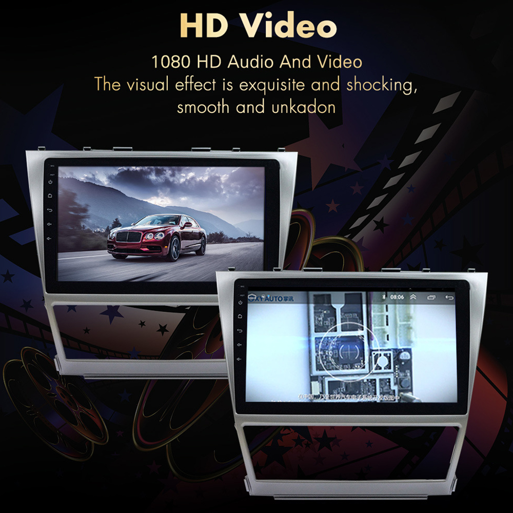 Factory Sale 1+16GB/2+32g Android Auto Car Video Monitor Toyota Camry DVD Camera Touch MP5 Music Car Audio Electric Vehicle