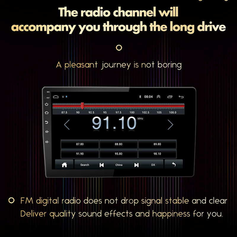 9" Android 10.1 Car Multimedia Player GPS WiFi Bluetooth Auto Radio Car Audio System for Toyota Tacoma 2005-2013