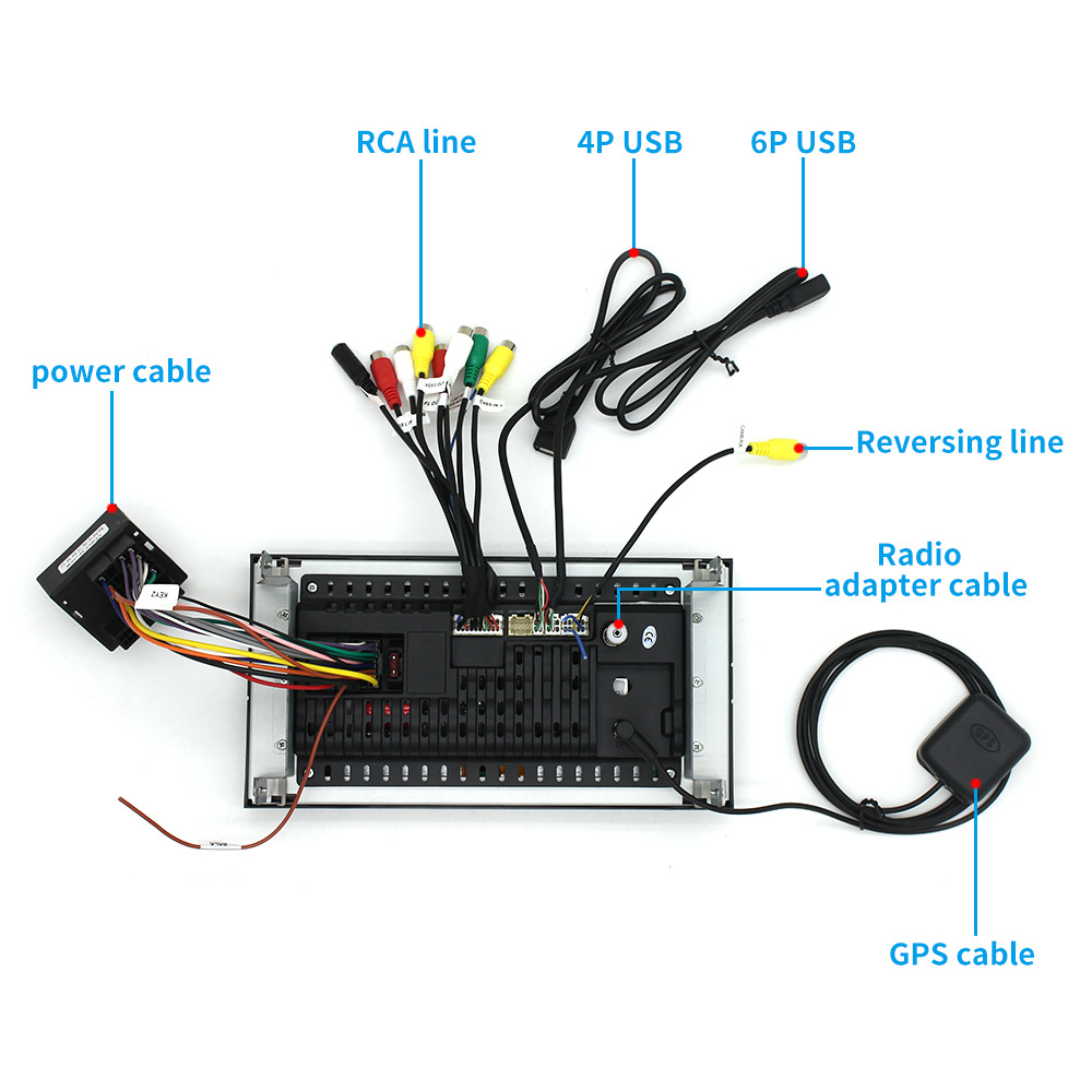 Quad-Core Android 12 Car Radio 2 DIN with Screen Music Audio for Ford Focus 2g RAM 16GB ROM
