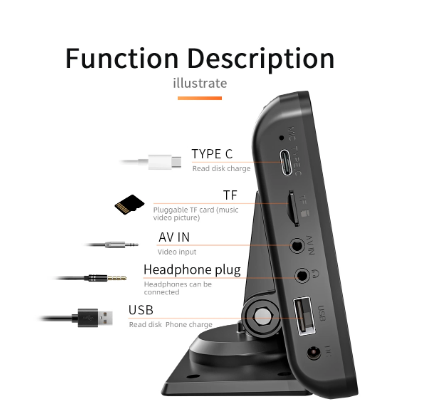 Multi-Functional Portable 7" Inch Car MP5 Player Universal Touch Screen Stereo Auto Audio System FM GPS 2 DIN Android Car Radio